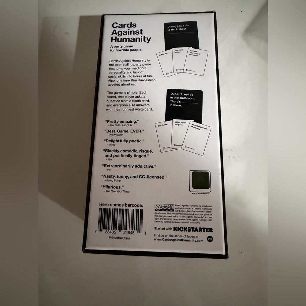 Cards Against Humanity Party Game - Picture 3 of 6